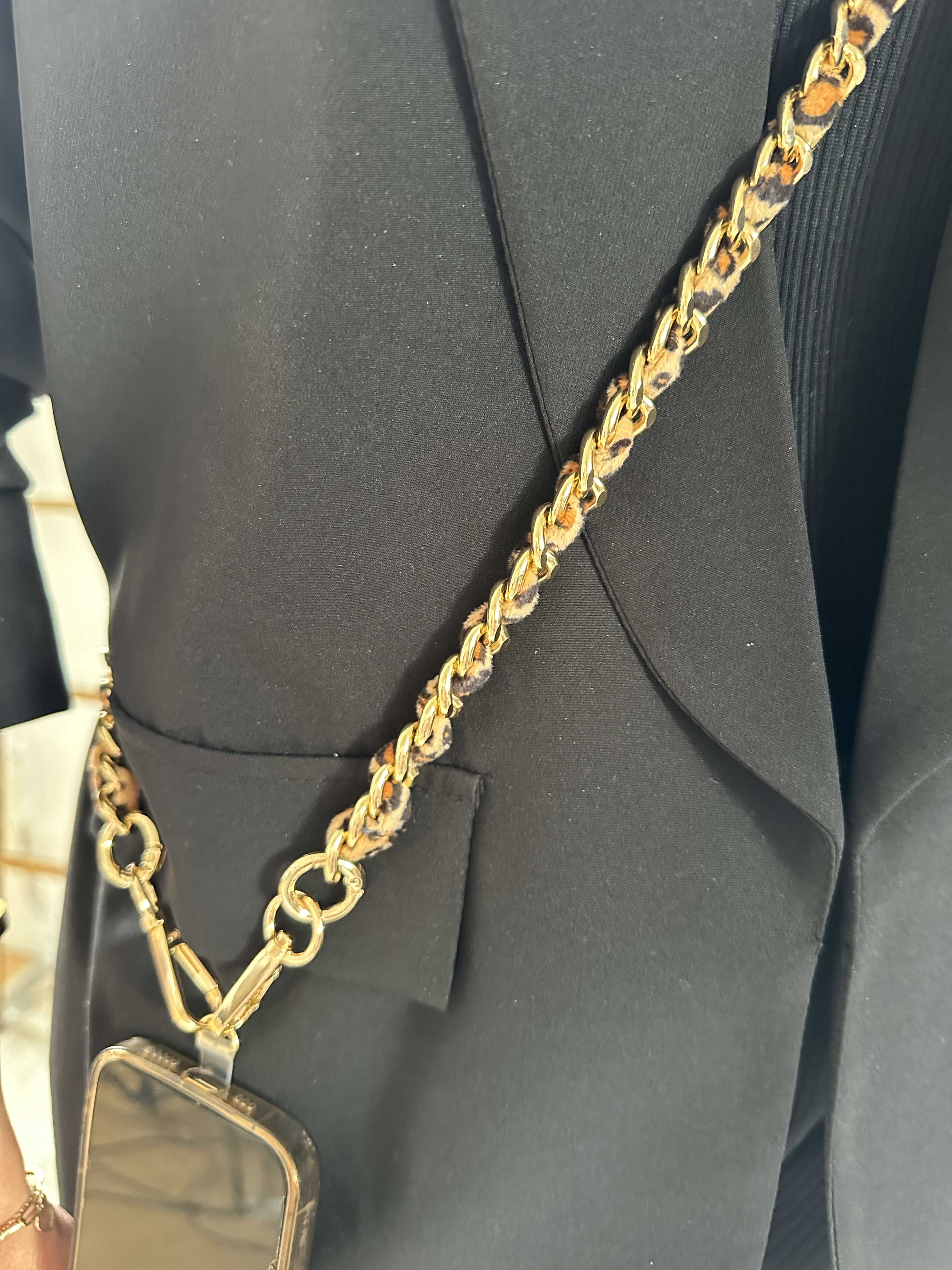 Neva - Guldkedja för mobiltelefoner, nycklar och väskor